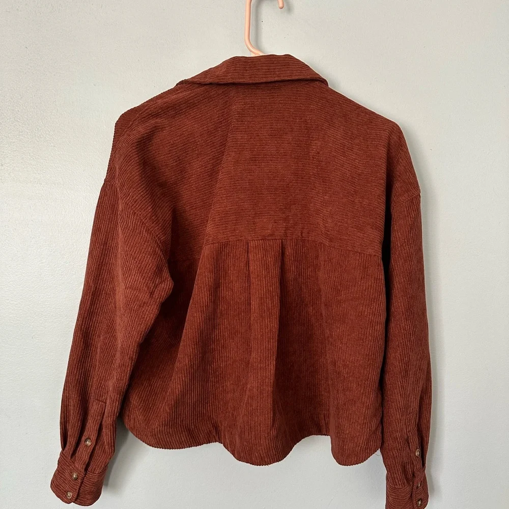 Madewell cropped corduroy bottom down. NWOT - Picture 3 of 3